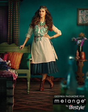 Deepika now face of Melange by Lifestyle