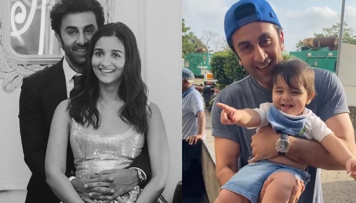 Ranbir Kapoor is seen feeding a baby in his lap, fans are excited about Alia Bhatt's reaction