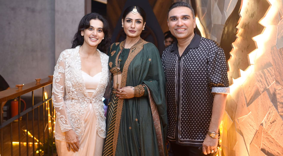 Diwali Party: Celebrations of stars at Taapsee\'s house, celebrating a new beginning as a producer