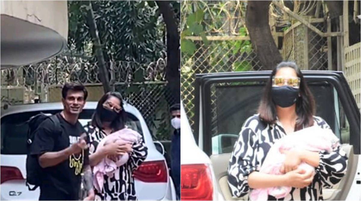 Bipasha Basu: Bipasha was discharged from the hospital, and reached home with Karan with her daughter in her arms