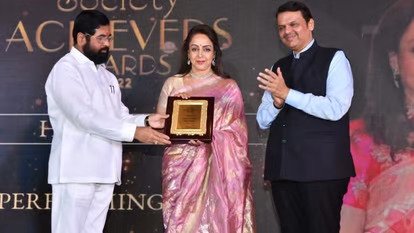 Hema Malini: Pride of Nation Award to Hema Malini, honored by Maharashtra Chief Minister Eknath Shinde