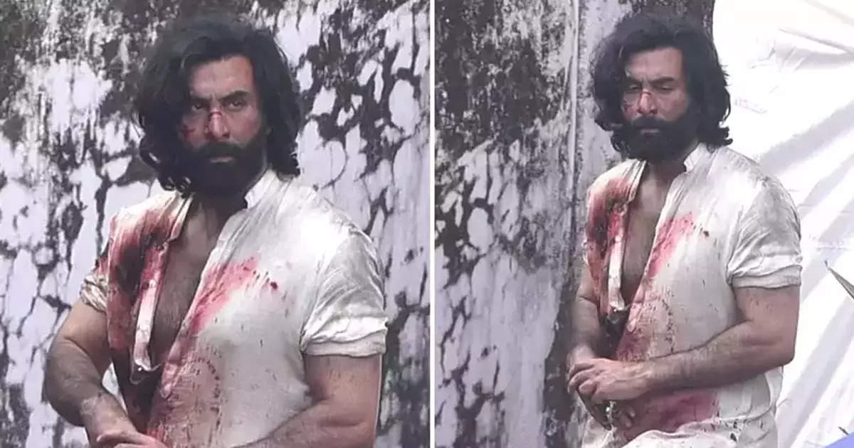 Ranbir Kapoor: Ranbir Kapoor\'s look went viral from the set of the film \'Animal\', the actor was seen covered in blood