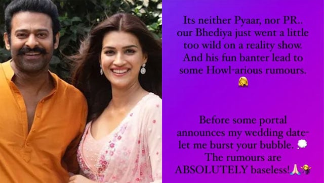 Prabhas-Kriti: Prabhas and Kriti will soon be of each other? By sharing the post, the actress said- My marriage date...