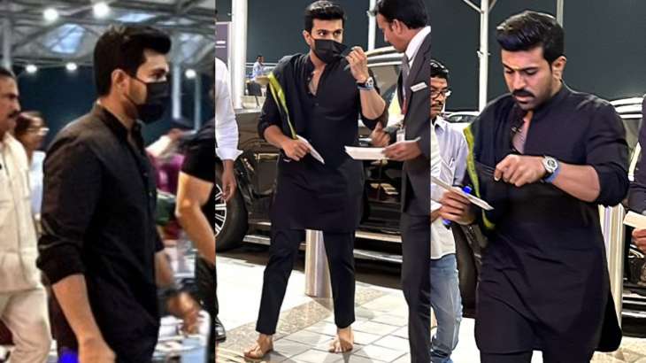 Ram Charan: Barefoot and black clothes for 48 days… Ram Charan left for Oscars 2023 in a special look