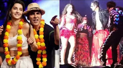 Akshay Kumar: Seeing Akshay dancing in a red skirt, netizens' heads turned, angrily asked - when will his actions improve