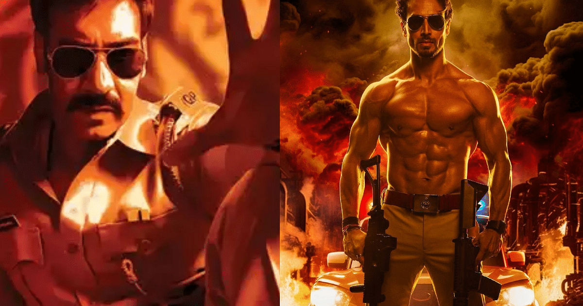 Singham Again: Tiger Shroff will fight the enemies along with Ajay-Akshay, and will play a powerful role in Singham Again.
