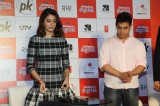 Mumbai: Actors Anushka Sharma and Aamir Khan during the launch of official mobile game PK,