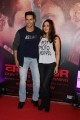 Actors Varun Dhawan and Preity Zinta during the success party of the film Badlapur in Mumbai