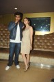 Arjun Kapoor and Alia Bhatt during the promotion of film 2 States at PVR Cinemas