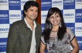Farhan Akhtar at a promotional event organised by Healthcare brand Omron
