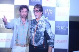 Irrfan Khan and Amitabh Bachchan during the trailer launch of film Piku