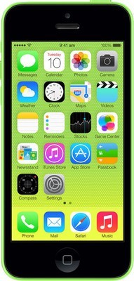 Apple - iPhone 5C (Green, with 8 GB)